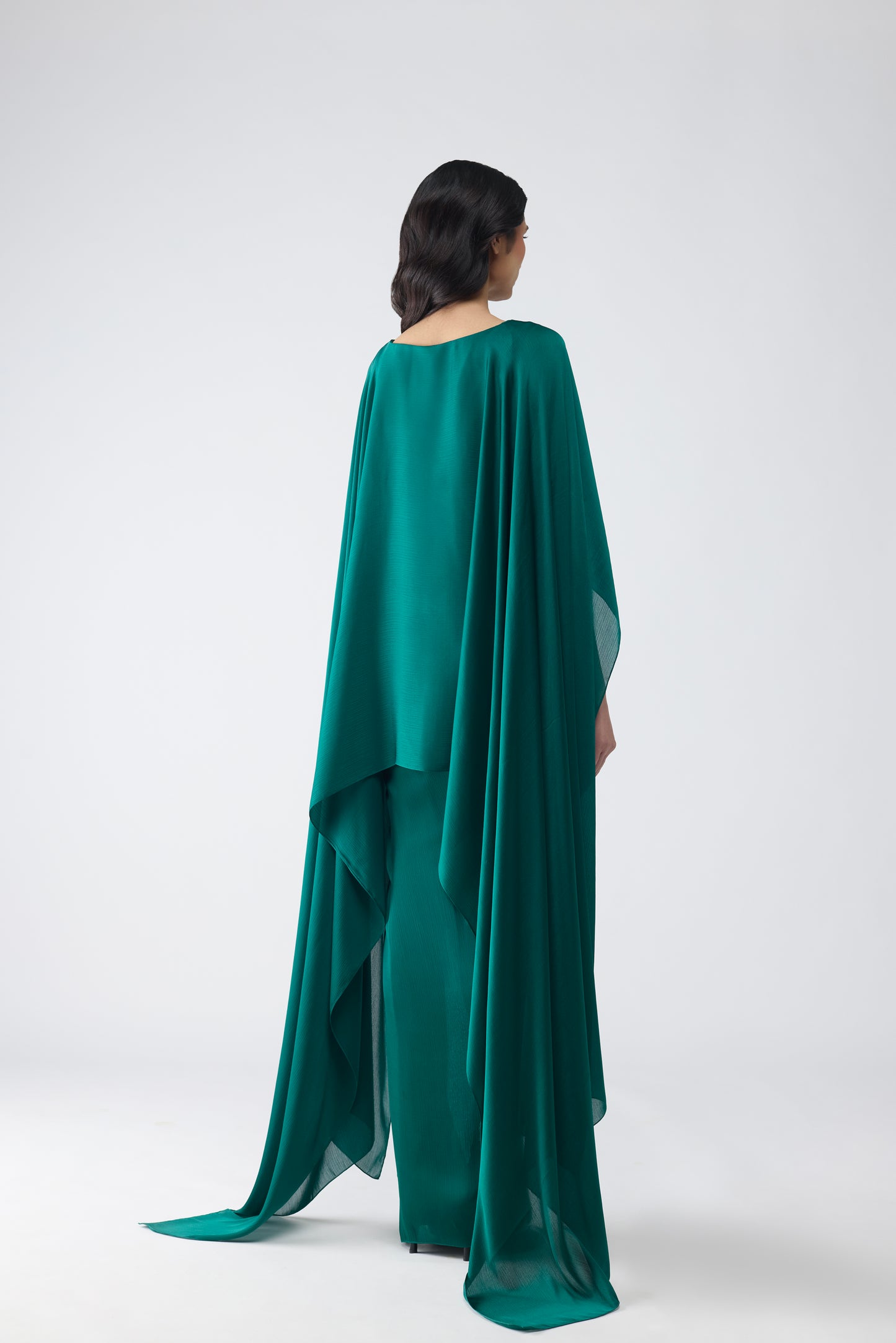 Banarsi Cropped Cape & Skirt