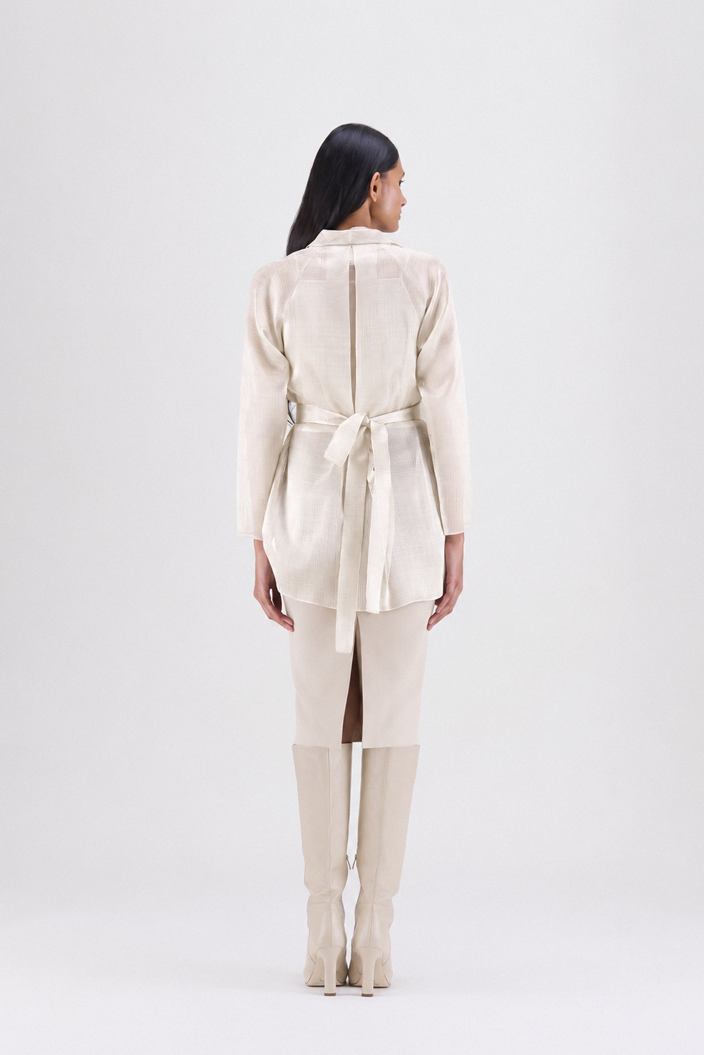 Draped Wrap Shirt