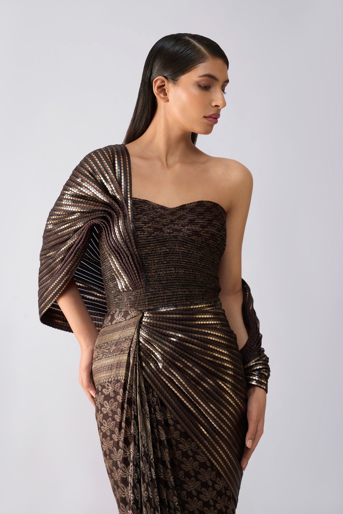 Vintage Banarsi Structured Saree