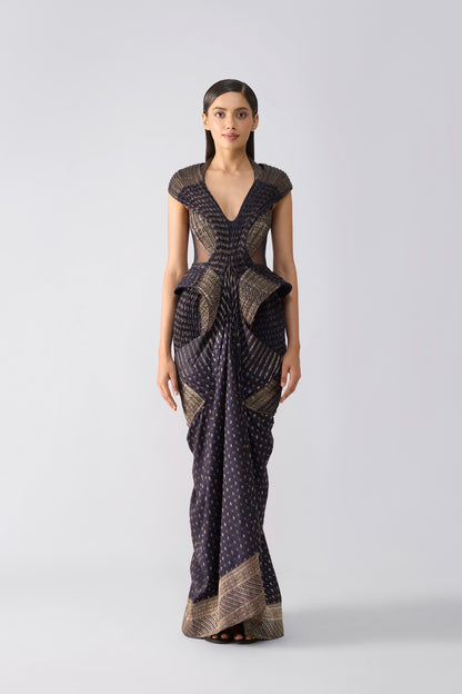 Structured Banarsi Gown