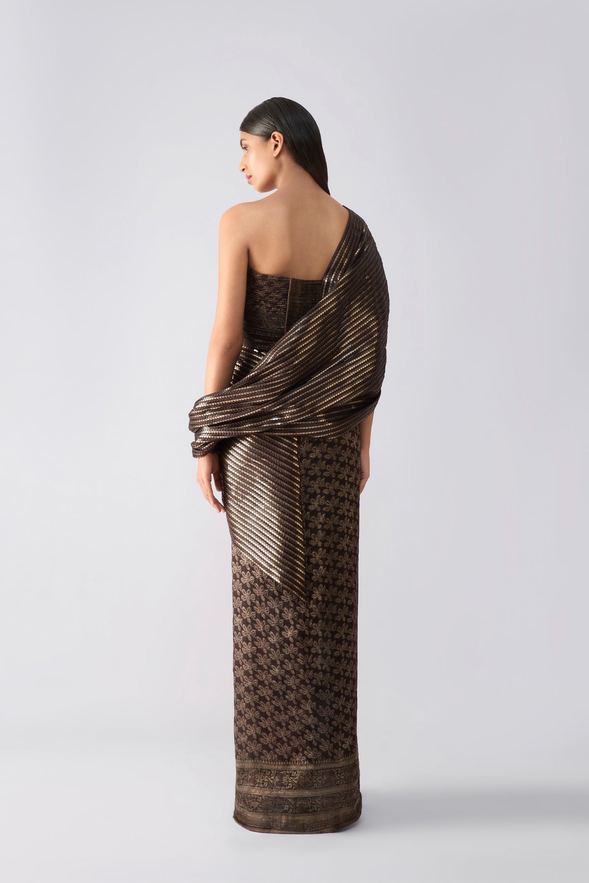 Vintage Banarsi Structured Saree