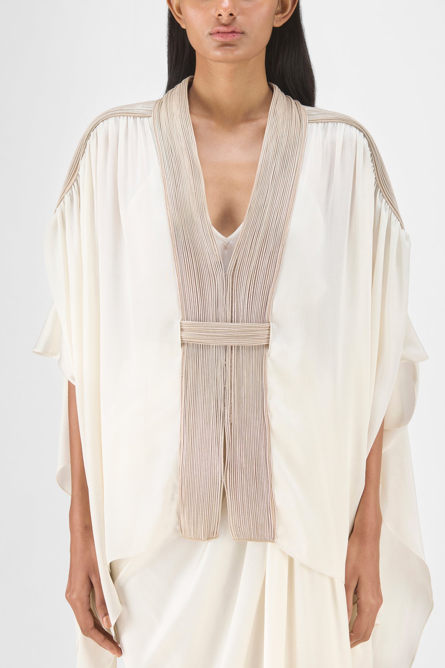 Corded Structured Cape Set