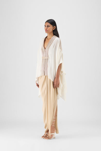 Corded Structured Cape Set