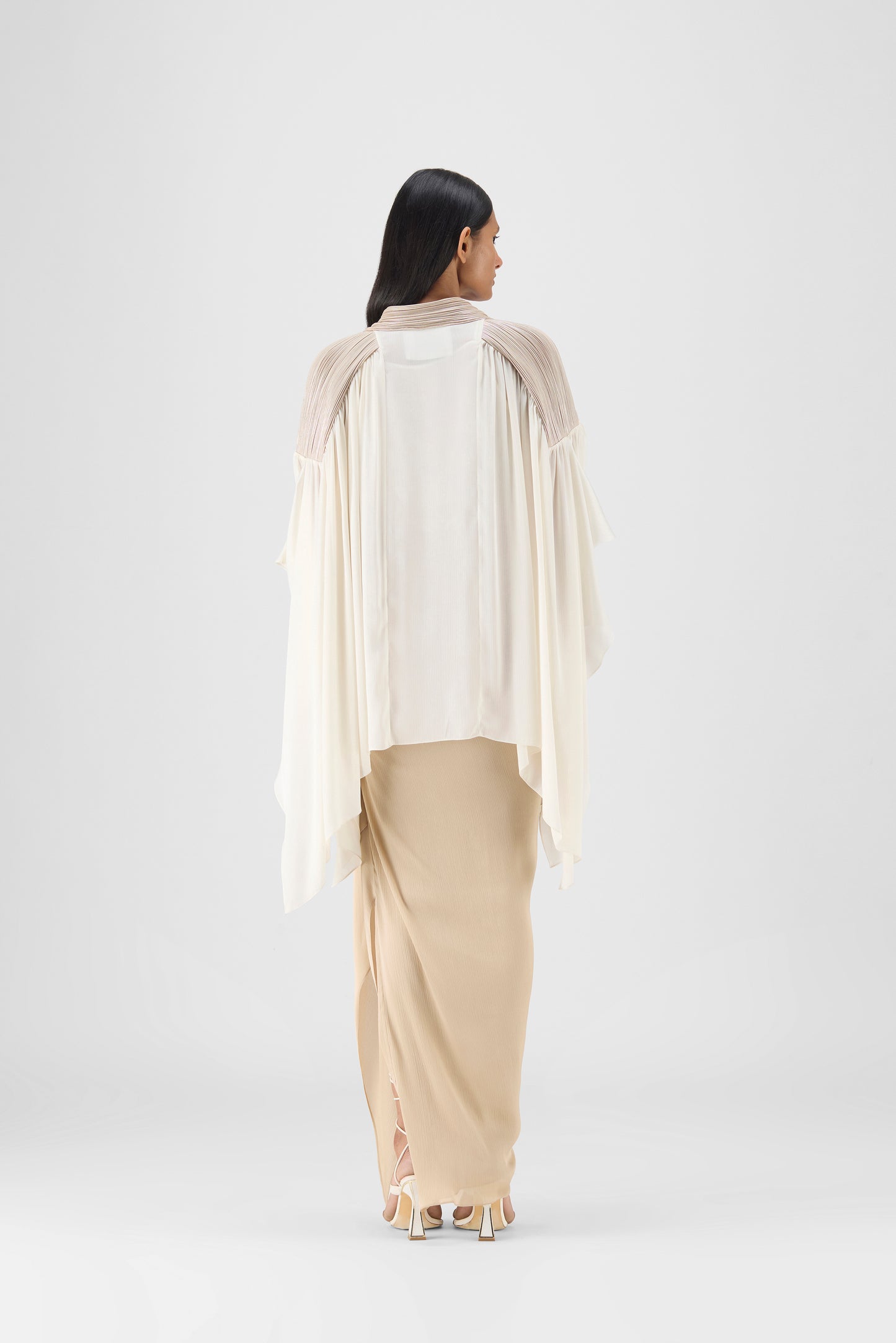 Corded Structured Cape Set