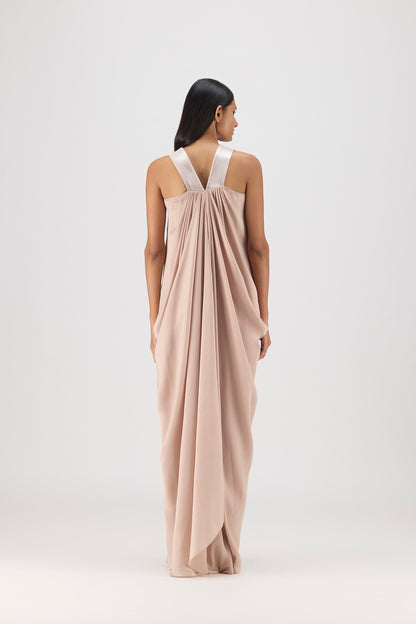 Pleated Fluid Dress