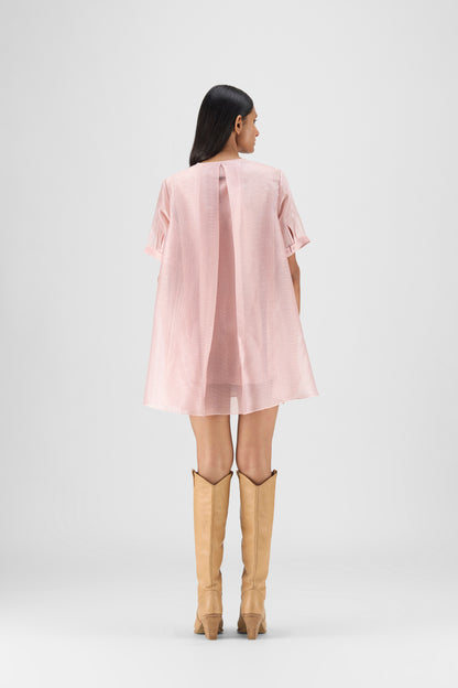 METALLIC SHEER SHIRT