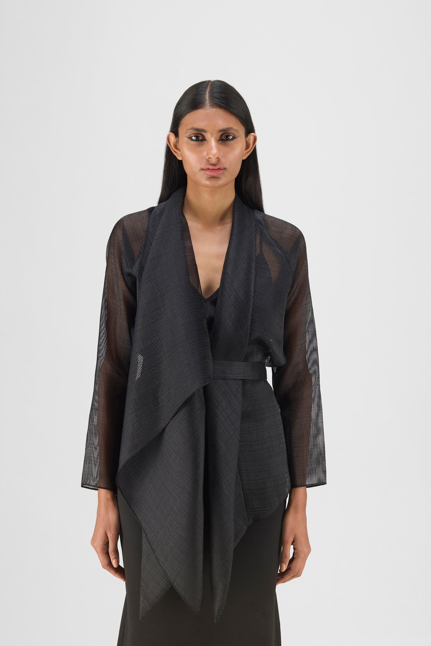 Draped Wrap Shirt