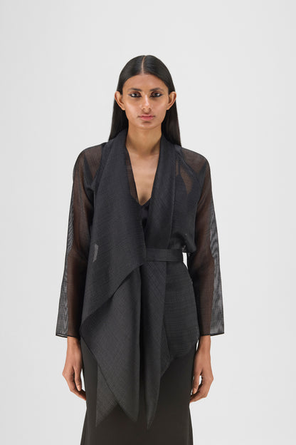 Draped Wrap Shirt