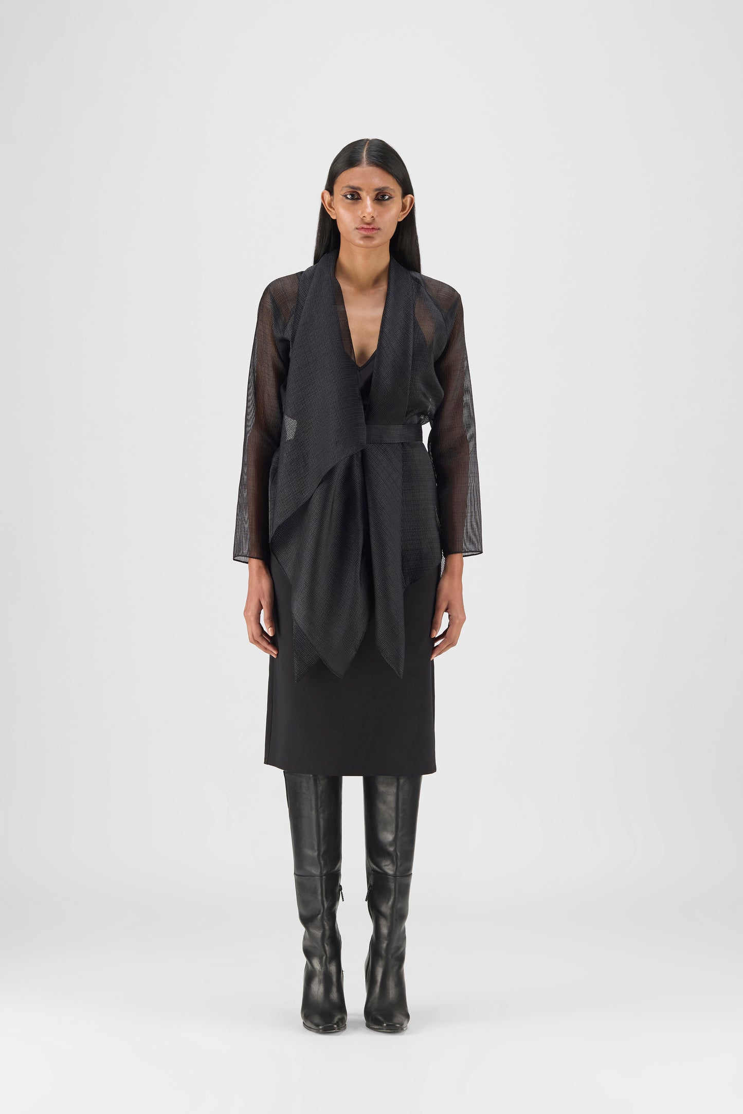 Draped Wrap Shirt