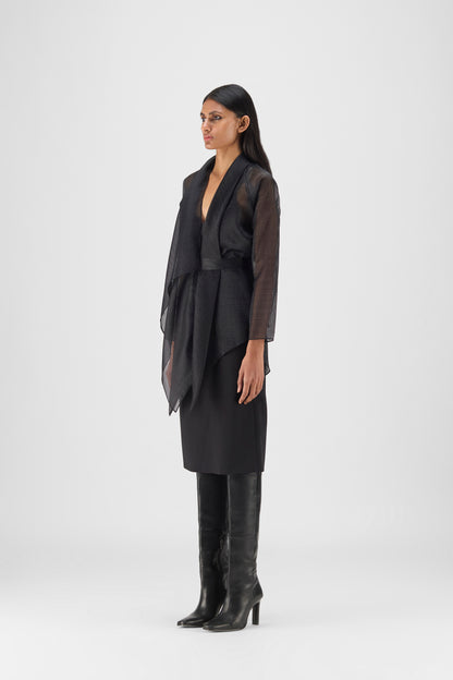 Draped Wrap Shirt