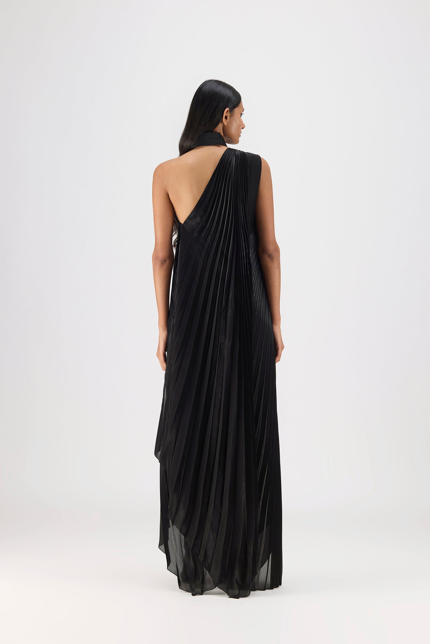 Pleated Fluid Dress