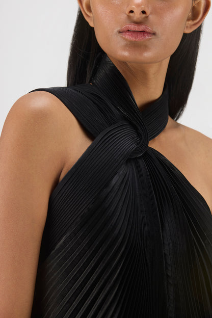 Pleated Fluid Dress