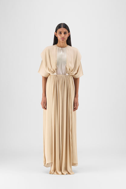 Pleated Layered Dress