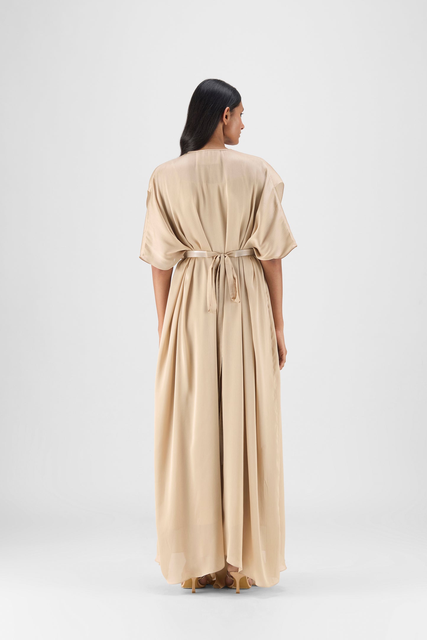 Pleated Layered Dress