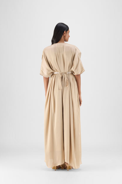Pleated Layered Dress