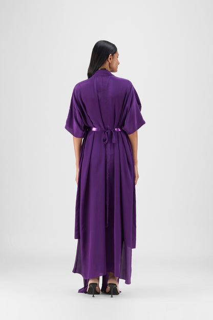 PLEATED LAYERED DRESS