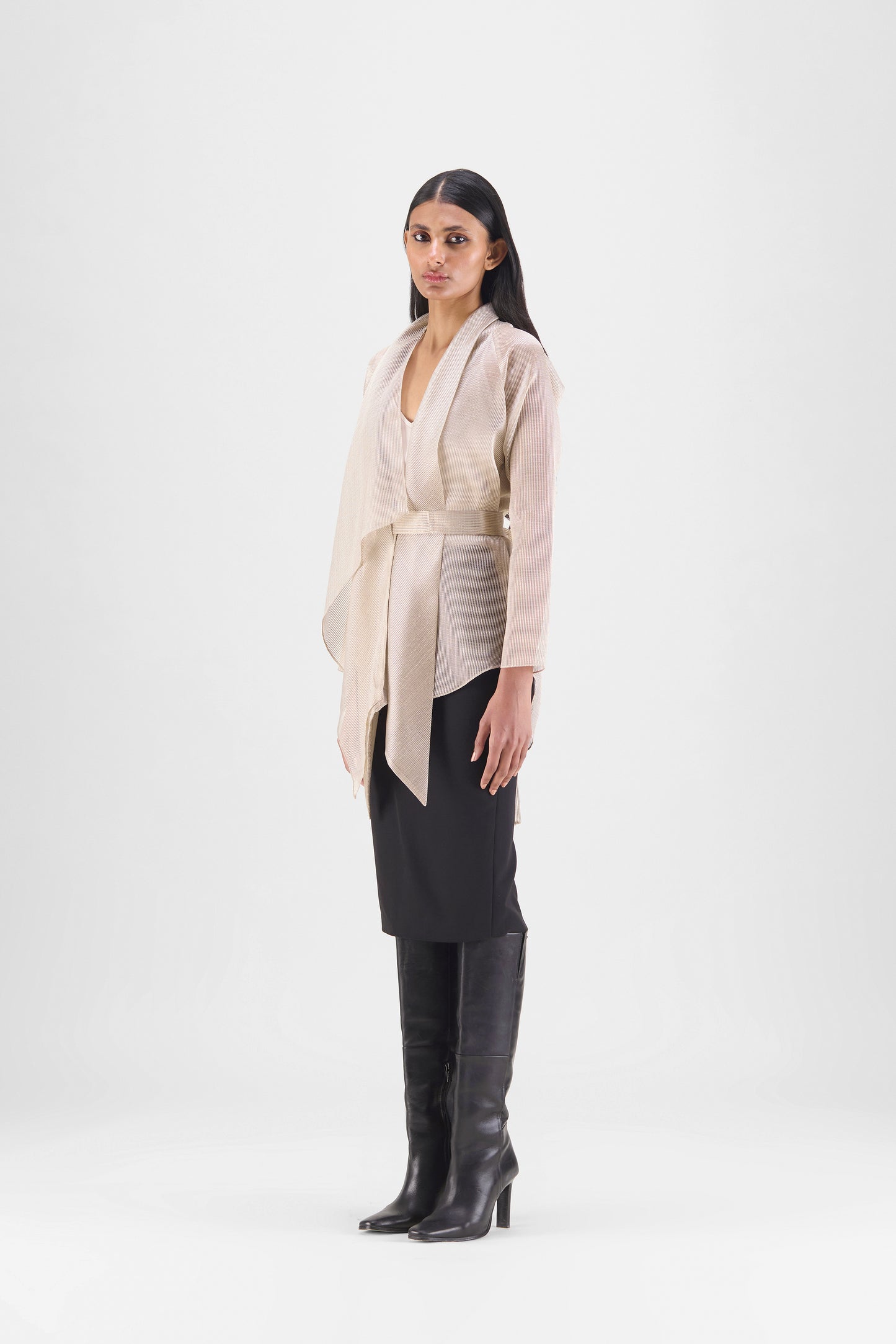 Draped Wrap Shirt