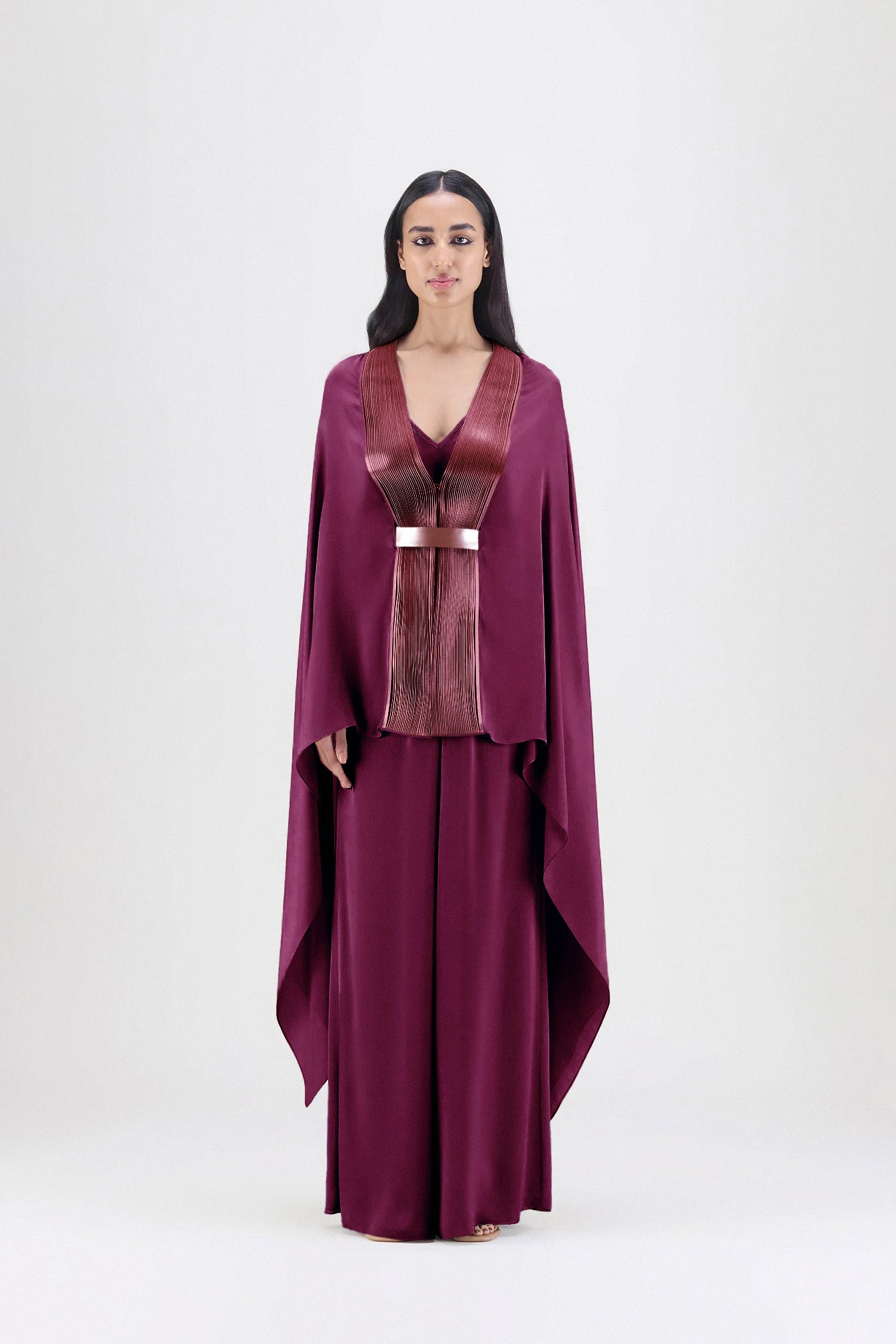 Metallic Structured Cape