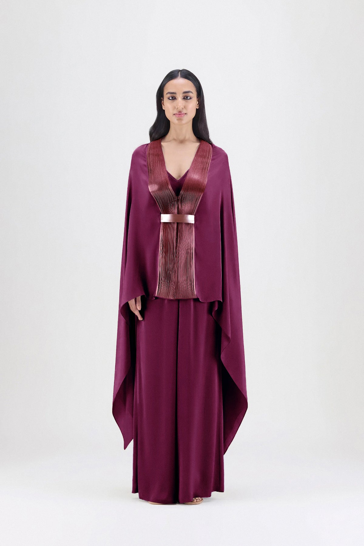 Metallic Structured Cape