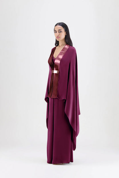 Metallic Structured Cape