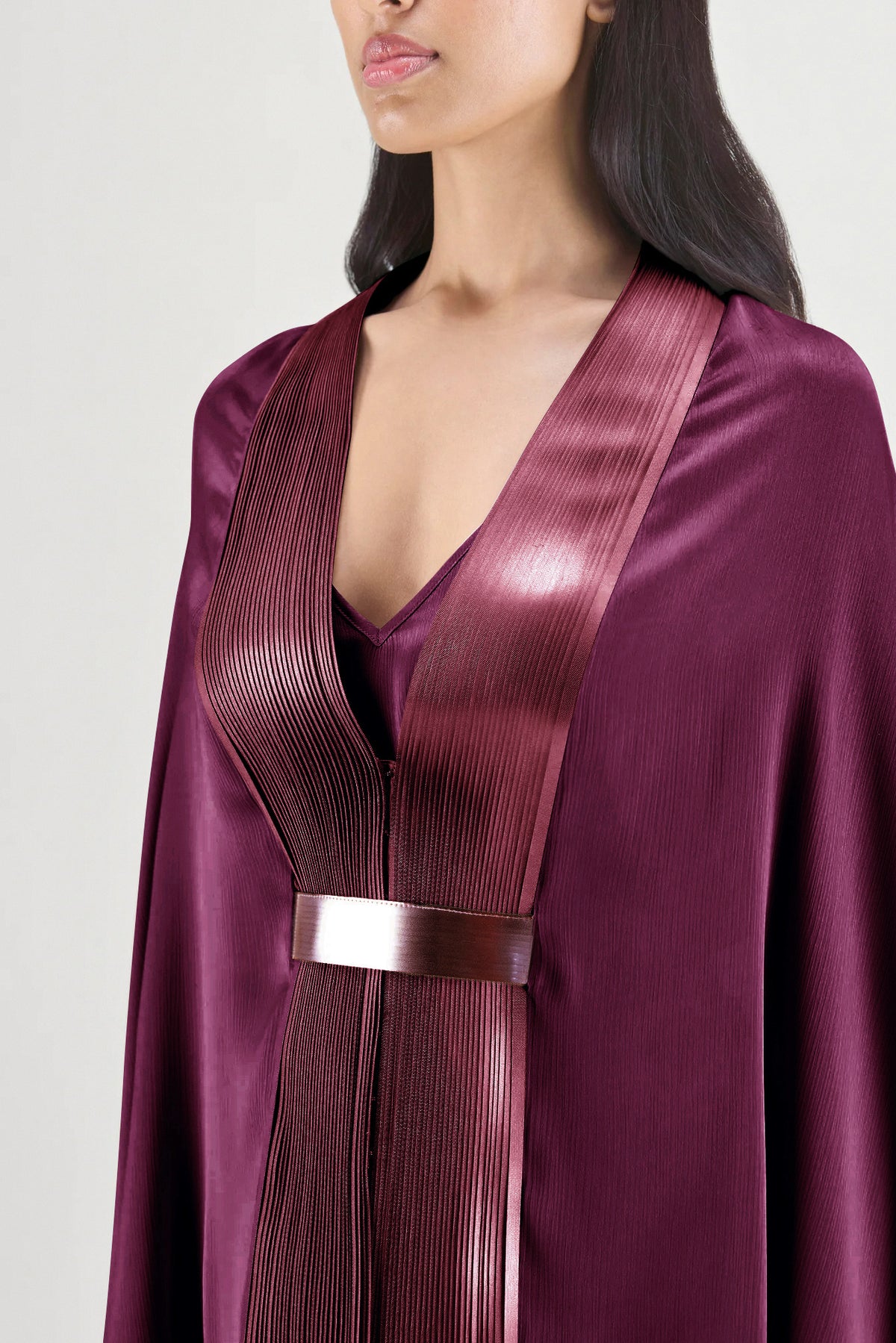 Metallic Structured Cape