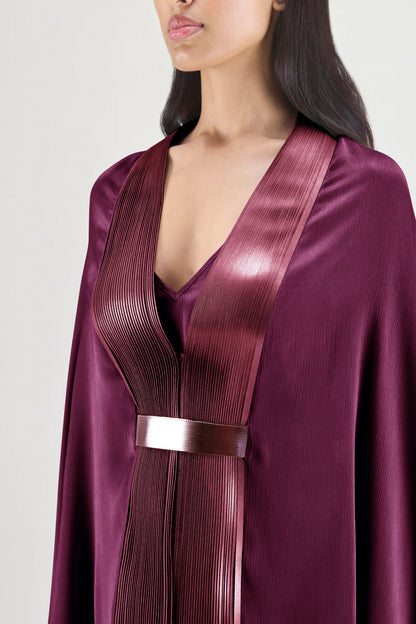 Metallic Structured Cape