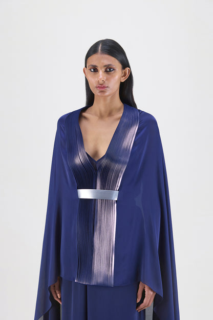 Metallic Structured Cape