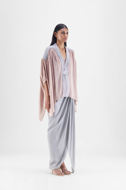 Corded Structured Cape Set