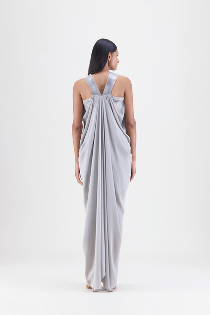 Pleated Fluid Dress