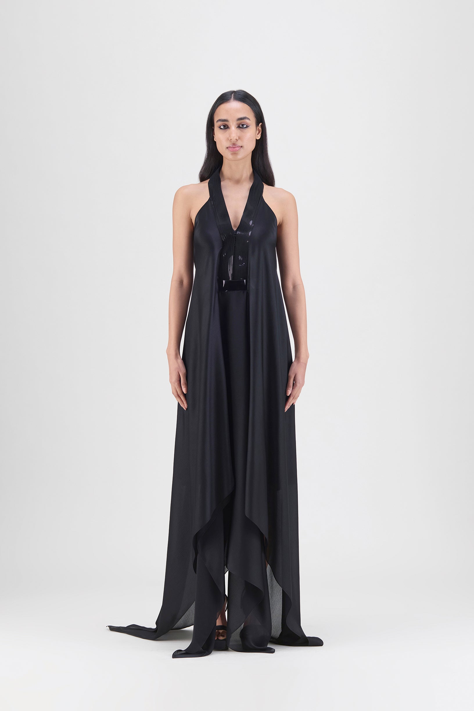 Metallic Layered Dress