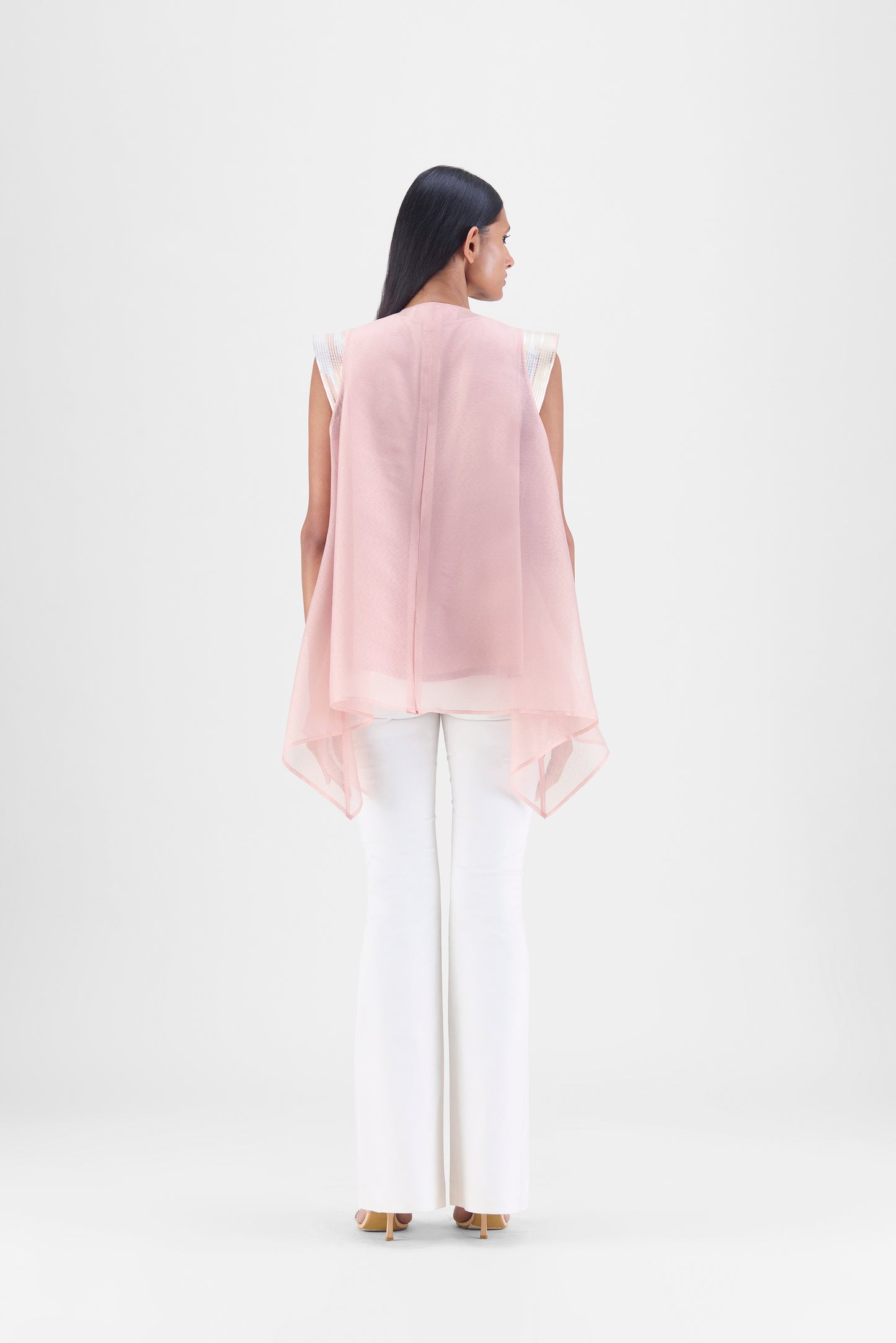 Metallic Structured Top