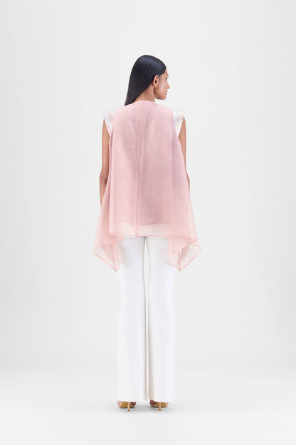 Metallic Structured Top