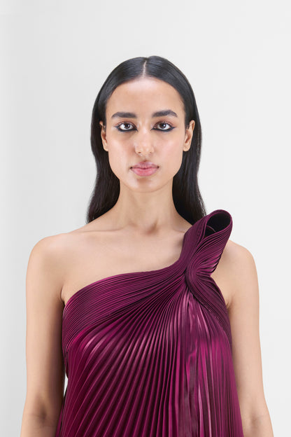 PLEATED FLUID DRESS