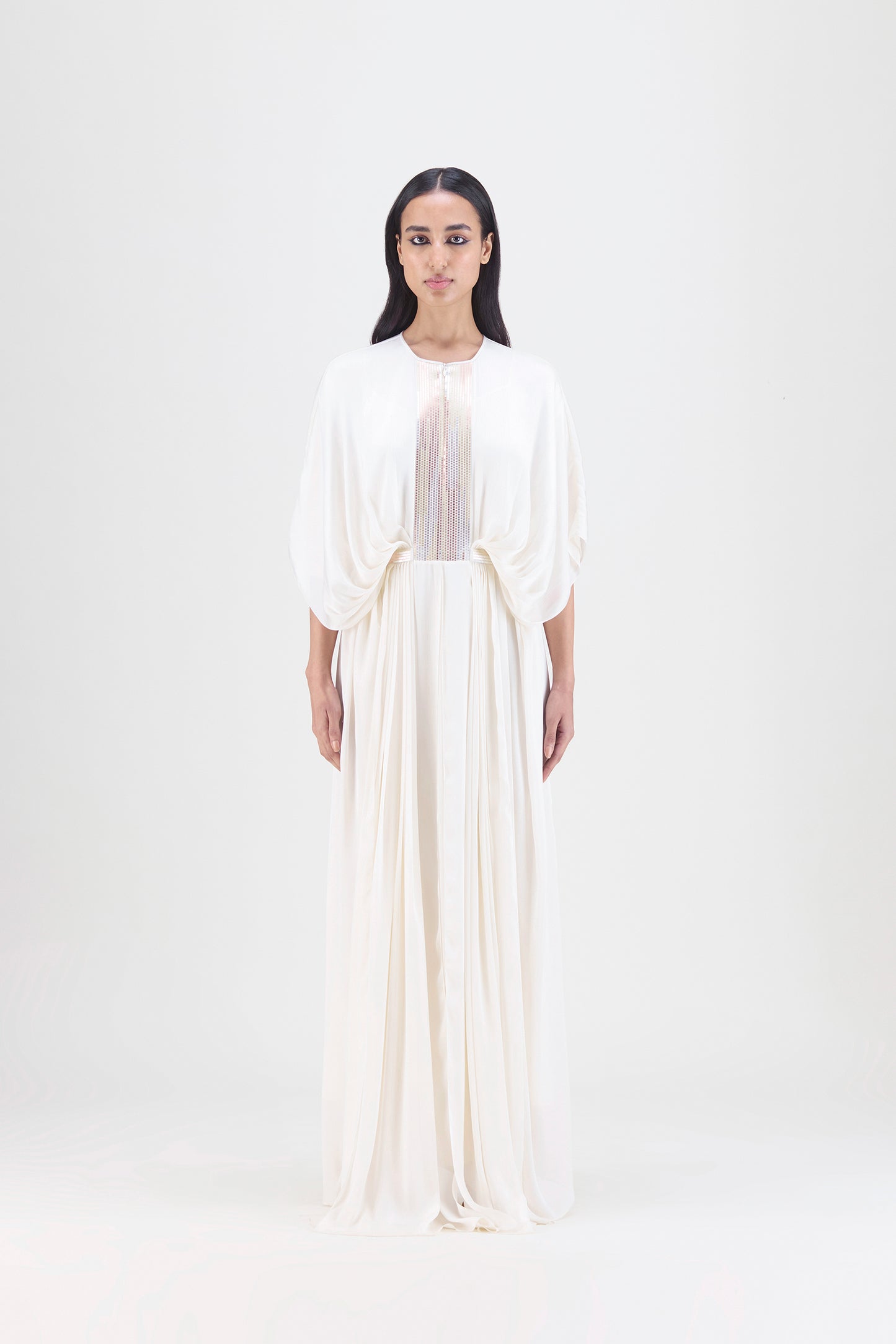 Pleated Layered Dress
