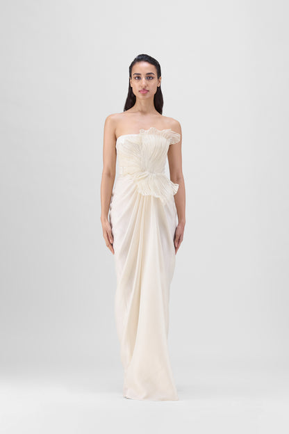 Corded Coral Gown