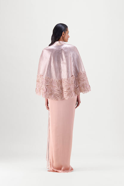 Embroidered Cape Set