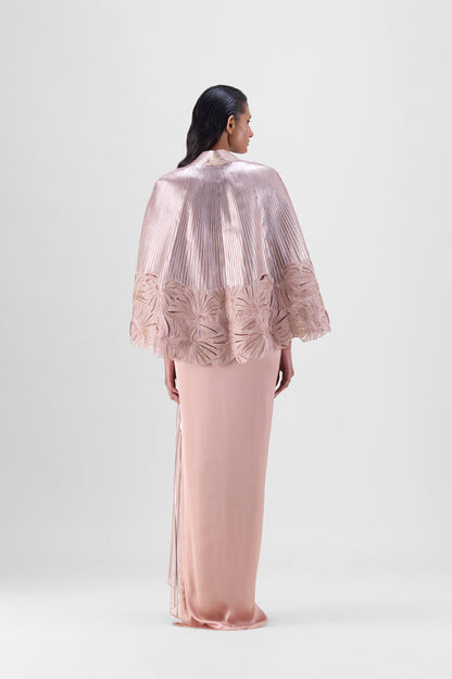 Embroidered Cape Set