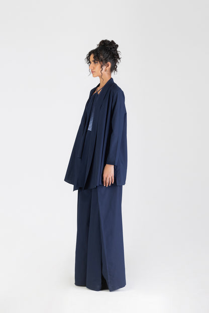 Metallic Draped Overlay