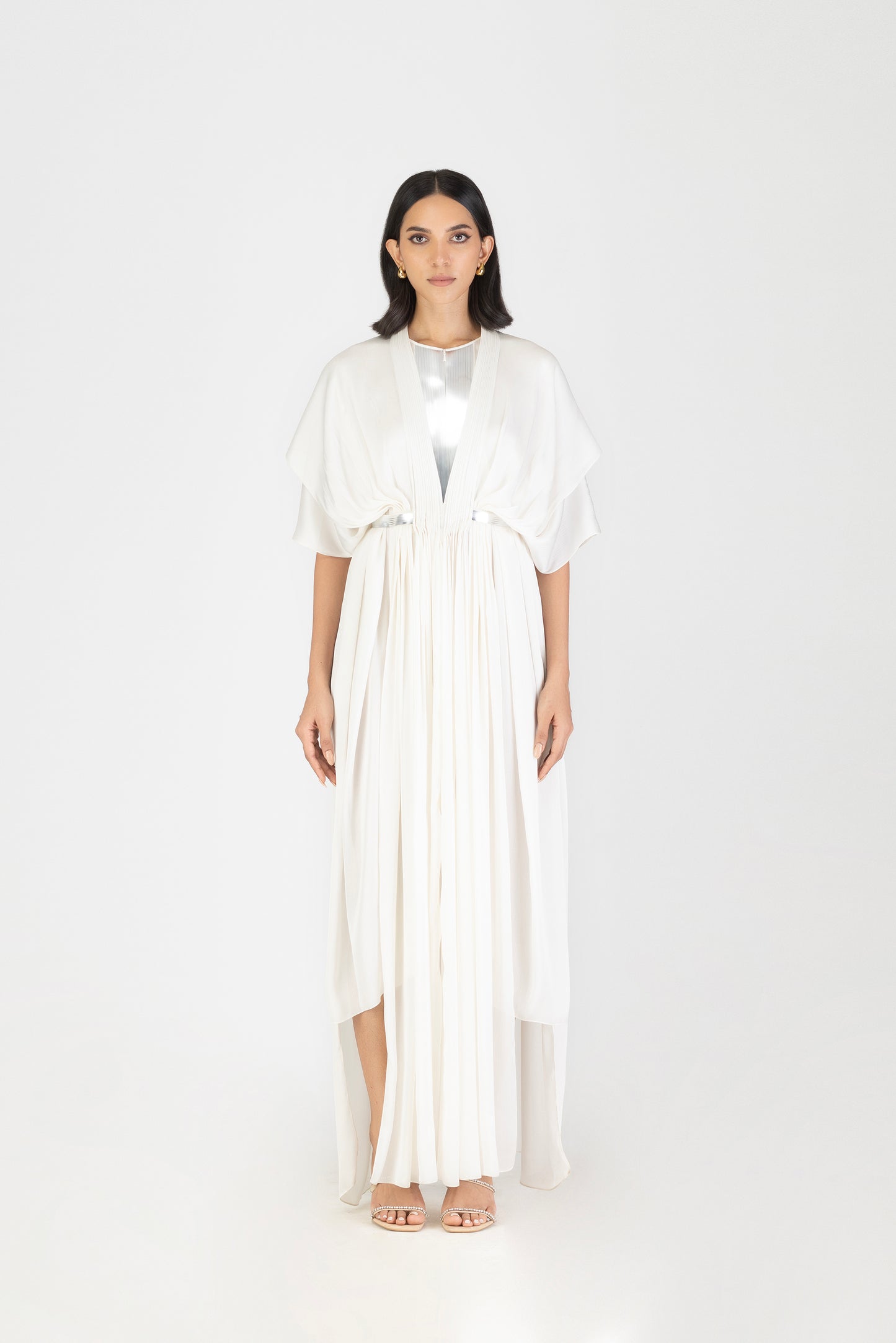 Pleated Layered Dress