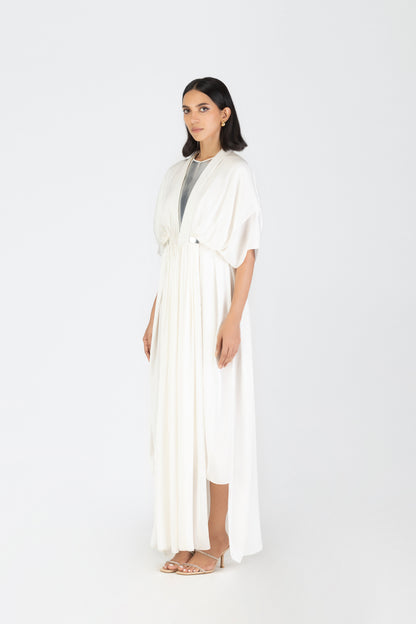 Pleated Layered Dress