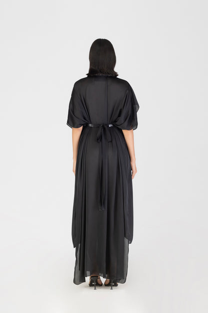 Pleated Layered Dress
