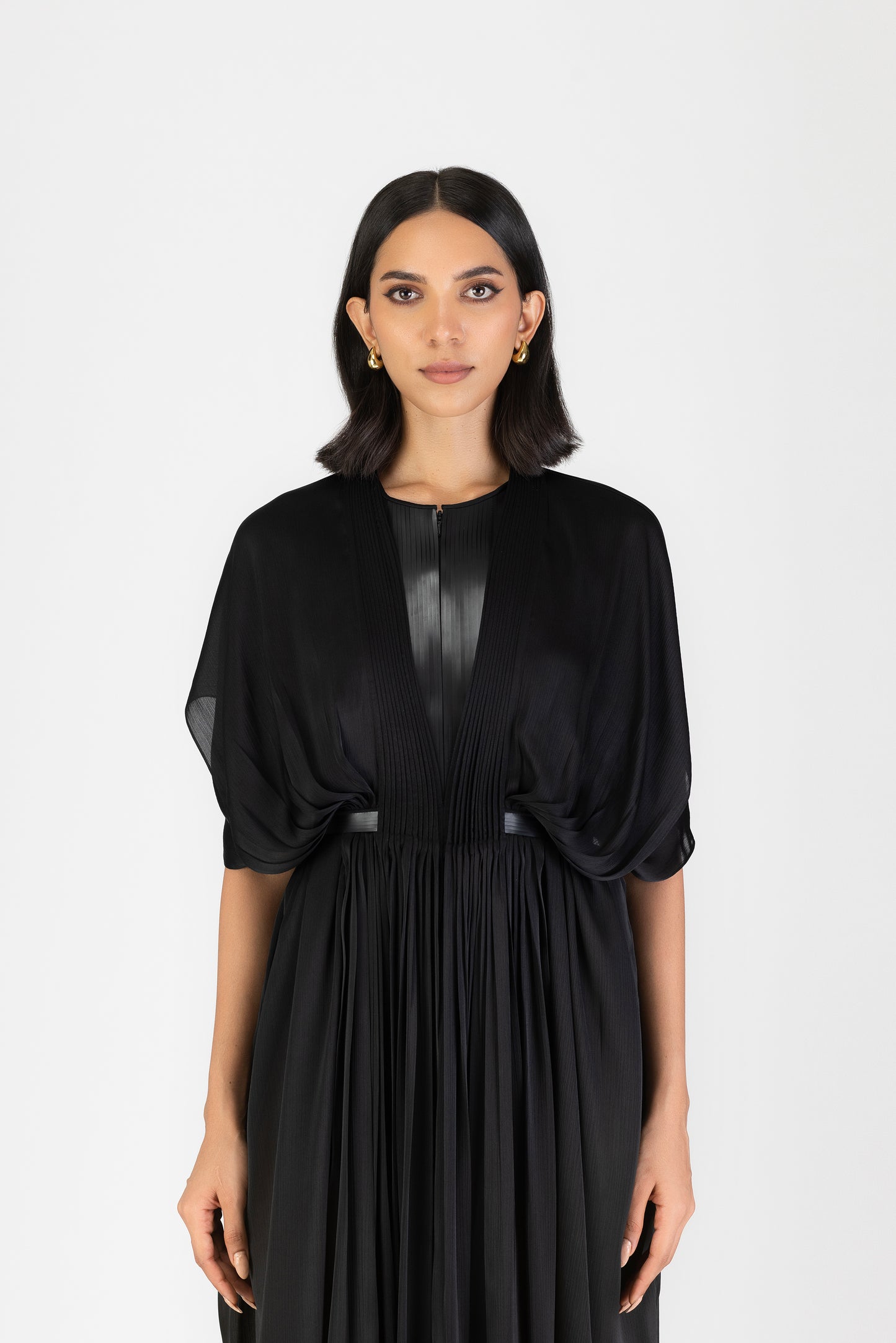 Pleated Layered Dress