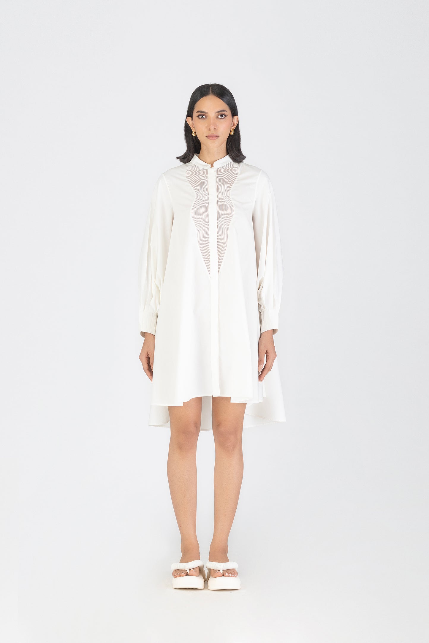 CORDED WAVE LONG SHIRT