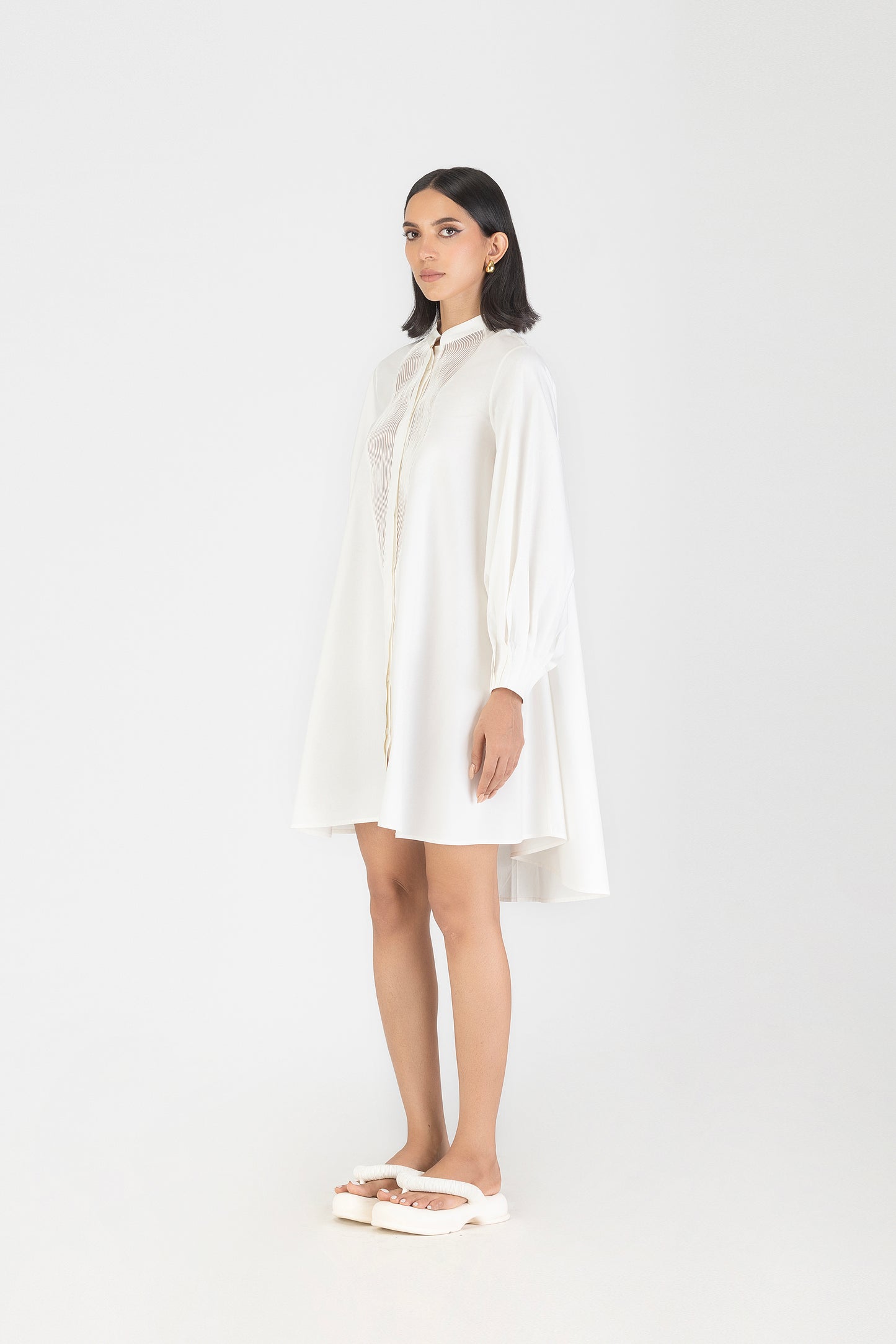 Corded Wave Long Shirt