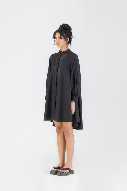 Corded Wave Long Shirt