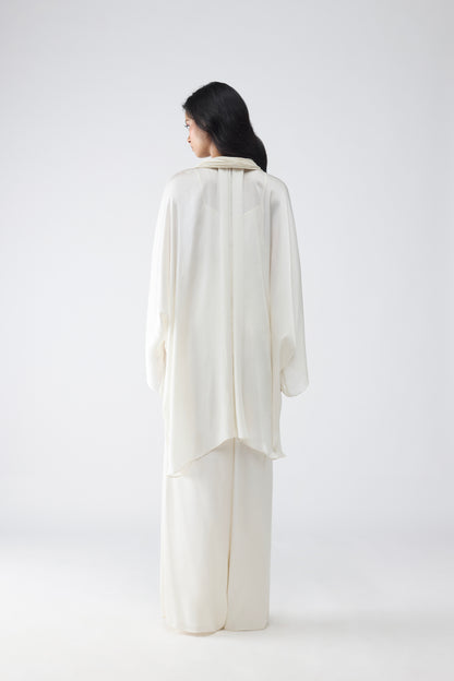 Micro Pleated Cape Set