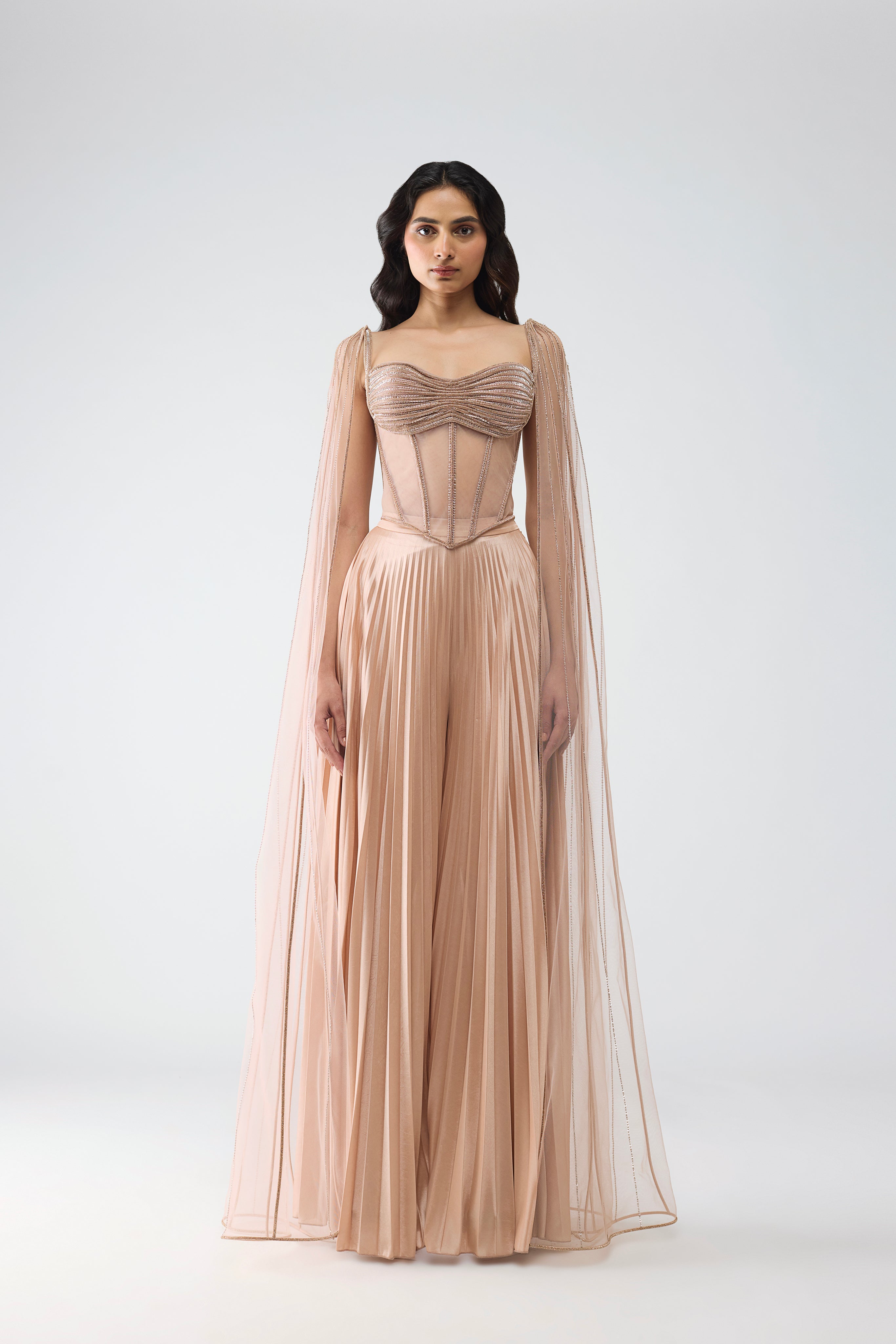 Crystalvein Corset With Wings And Pants