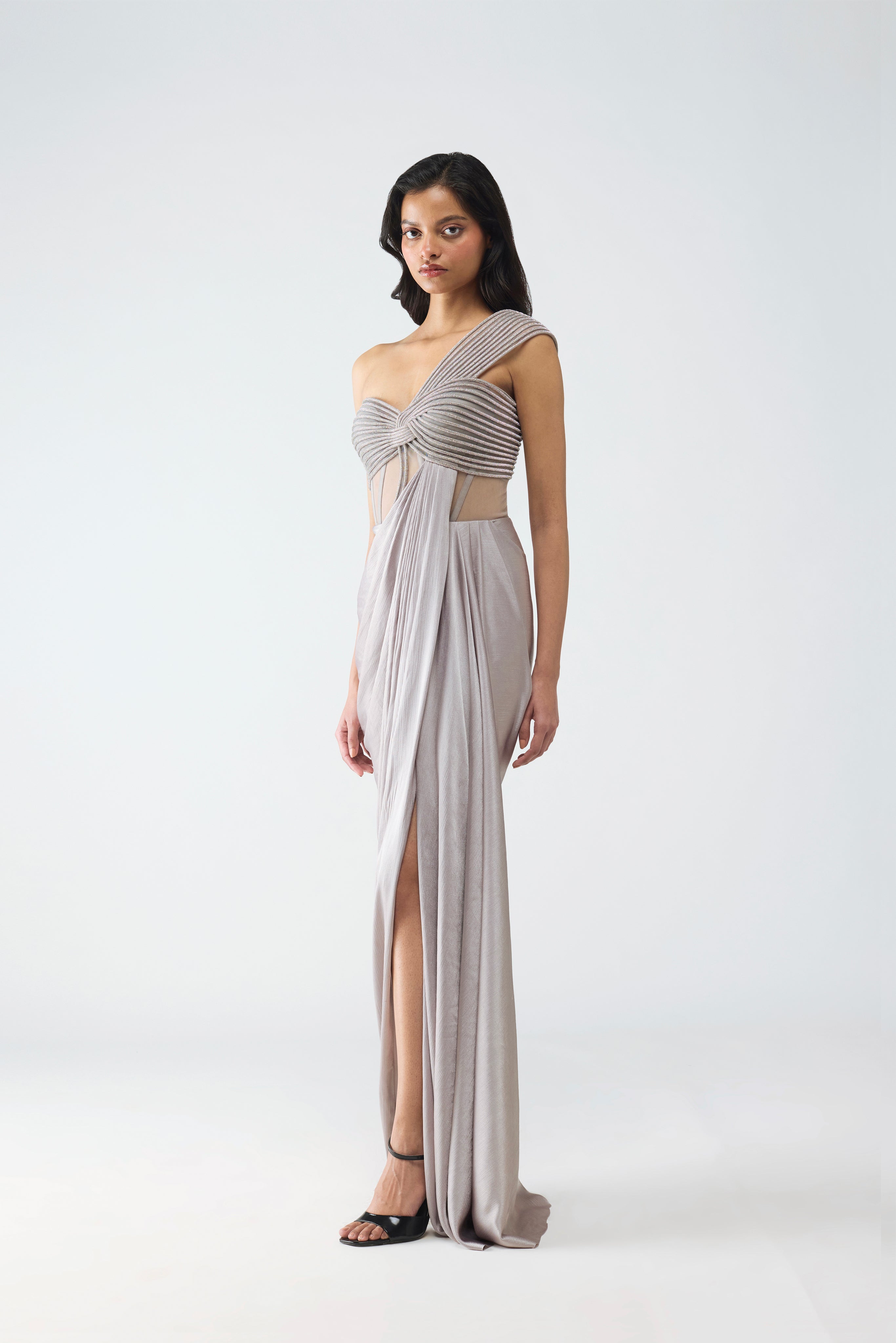 Moulded Crystalvein Gown