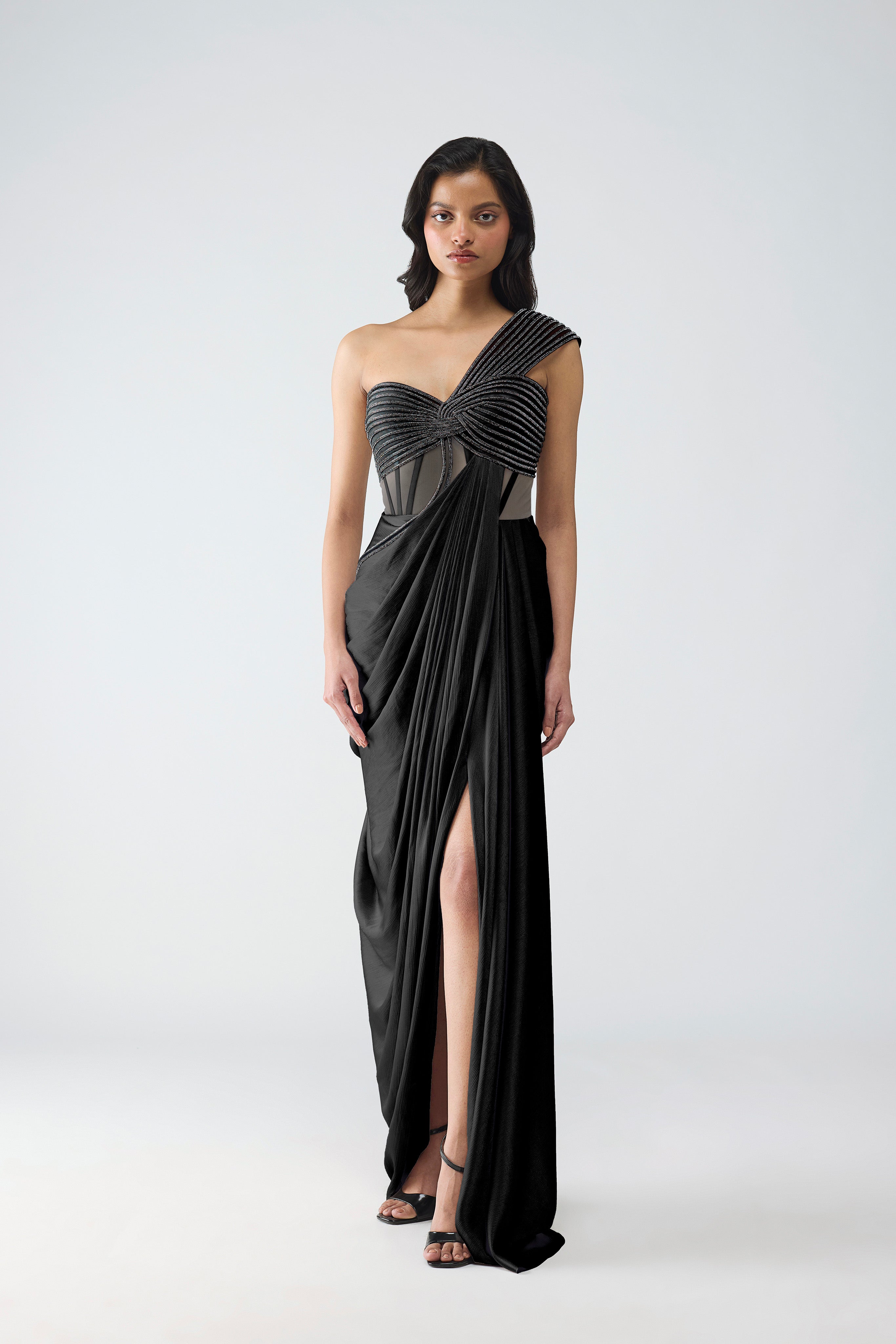 Moulded Crystalvein Gown
