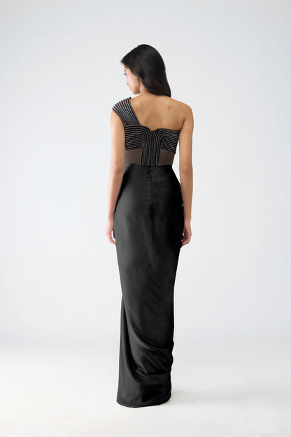 Moulded Crystalvein Gown